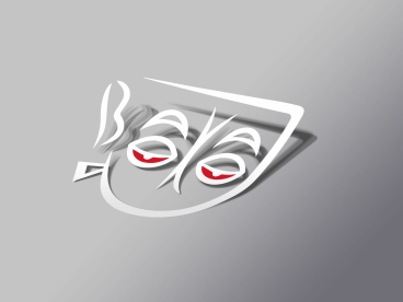 Naklejka foliowa 3D red eye